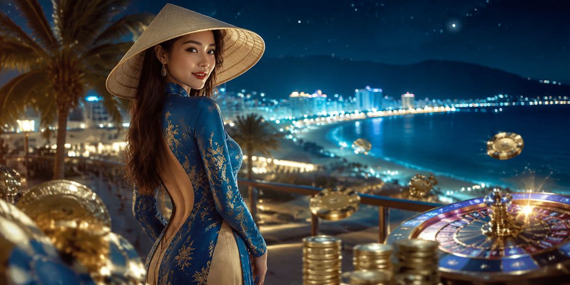 Người dùng Đà Nẵng mặc áo dài trải nghiệm casino trực tuyến trên 9400