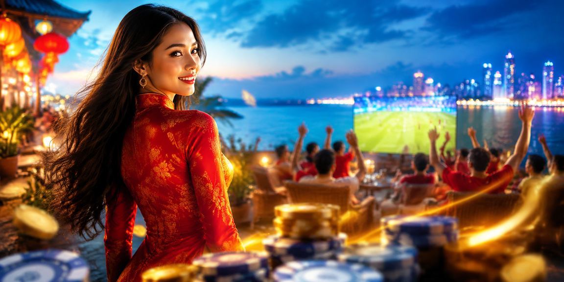 Người phụ nữ mặc áo dài Hà Nội nhận hoàn trả và ưu đãi từ nền tảng giải trí trực tuyến trên điện thoại